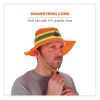 GloWear 8935 Hi-Vis Ranger Sun Hat, Polyester, Small/Medium, Orange, Ships in 1-3 Business Days5