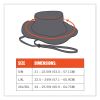 GloWear 8935 Hi-Vis Ranger Sun Hat, Polyester, Small/Medium, Orange, Ships in 1-3 Business Days6