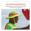 GloWear 8935 Hi-Vis Ranger Sun Hat, Polyester, Small/Medium, Lime, Ships in 1-3 Business Days2