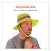 GloWear 8935 Hi-Vis Ranger Sun Hat, Polyester, 2X-Large/3X-Large, Lime, Ships in 1-3 Business Days5