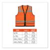 GloWear 8253HDZ Class 2 Heavy-Duty Mesh Surveyors Vest, Polyester, Small/Medium, Orange, Ships in 1-3 Business Days4