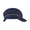 Skullerz 8955 Lightweight Bump Cap Hat, Short Brim, Navy, Ships in 1-3 Business Days10