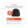 Skullerz 8950 Bump Cap Hat, Micro Brim, Black, Ships in 1-3 Business Days4