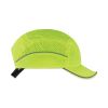 Skullerz 8955 Lightweight Bump Cap Hat, Short Brim Lime, Ships in 1-3 Business Days6