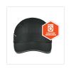 Skullerz 8955 Lightweight Bump Cap Hat, Long Brim, Black, Ships in 1-3 Business Days9