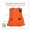GloWear 8249Z Class 2 Economy Surveyors Zipper Vest, Polyester, Small/Medium, Orange, Ships in 1-3 Business Days5