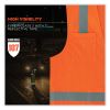 GloWear 8249Z Class 2 Economy Surveyors Zipper Vest, Polyester, 4X-Large/5X-Large, Orange, Ships in 1-3 Business Days4