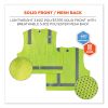 GloWear 8249Z Class 2 Economy Surveyors Zipper Vest, Polyester, 2X-Large/3X-Large, Lime, Ships in 1-3 Business Days6