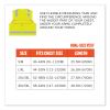 GloWear 8249Z Class 2 Economy Surveyors Zipper Vest, Polyester, 2X-Large/3X-Large, Lime, Ships in 1-3 Business Days9