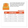 GloWear 8246Z Class 2 Two-Tone Mesh Reflective Binding Zipper Vest, Polyester, Small/Med, Orange, Ships in 1-3 Business Days9