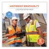 GloWear 8246Z Class 2 Two-Tone Mesh Reflective Binding Zipper Vest, Polyester, 2XL/3XL, Orange, Ships in 1-3 Business Days6