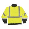 GloWear 8379 Class 3 Hi-Vis Fleece Lined Bomber Jacket, Lime, Small, Ships in 1-3 Business Days2