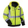 GloWear 8379 Class 3 Hi-Vis Fleece Lined Bomber Jacket, Lime, Small, Ships in 1-3 Business Days4