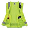 GloWear 8249Z-S Single Size Class 2 Economy Surveyors Zipper Vest, Polyester, X-Large, Lime, Ships in 1-3 Business Days2