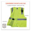 GloWear 8210HL-S Single Size Class 2 Economy Mesh Vest, Polyester, X-Small, Lime, Ships in 1-3 Business Days4