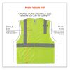 GloWear 8210HL-S Single Size Class 2 Economy Mesh Vest, Polyester, Medium, Lime, Ships in 1-3 Business Days7