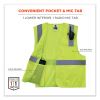 GloWear 8210HL-S Single Size Class 2 Economy Mesh Vest, Polyester, Large, Lime, Ships in 1-3 Business Days4