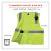 GloWear 8210HL-S Single Size Class 2 Economy Mesh Vest, Polyester, 4X-Large, Lime, Ships in 1-3 Business Days4