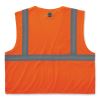 GloWear 8210HL-S Single Size Class 2 Economy Mesh Vest, Polyester, X-Large, Orange, Ships in 1-3 Business Days2