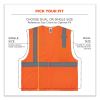 GloWear 8210HL-S Single Size Class 2 Economy Mesh Vest, Polyester, X-Large, Orange, Ships in 1-3 Business Days7