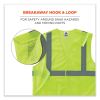 GloWear 8215BA-S Single Size Class 2 Economy Breakaway Mesh Vest, Polyester, X-Small, Lime, Ships in 1-3 Business Days4