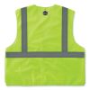 GloWear 8215BA-S Single Size Class 2 Economy Breakaway Mesh Vest, Polyester, Large, Lime, Ships in 1-3 Business Days2