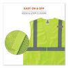 GloWear 8215BA-S Single Size Class 2 Economy Breakaway Mesh Vest, Polyester, Large, Lime, Ships in 1-3 Business Days6