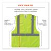 GloWear 8215BA-S Single Size Class 2 Economy Breakaway Mesh Vest, Polyester, X-Large, Lime, Ships in 1-3 Business Days7