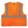 GloWear 8215BA-S Single Size Class 2 Economy Breakaway Mesh Vest, Polyester, Small, Orange, Ships in 1-3 Business Days2