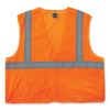 GloWear 8215BA-S Single Size Class 2 Economy Breakaway Mesh Vest, Polyester, 2X-Large, Orange, Ships in 1-3 Business Days2