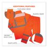 GloWear 8376K Lightweight HV Rain Suit, Medium, Orange, Ships in 1-3 Business Days5