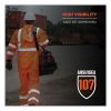 GloWear 8376K Lightweight HV Rain Suit, X-Large, Orange, Ships in 1-3 Business Days3