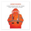 GloWear 8376K Lightweight HV Rain Suit, X-Large, Orange, Ships in 1-3 Business Days4