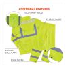 GloWear 8376K Lightweight HV Rain Suit, Medium, Lime, Ships in 1-3 Business Days5