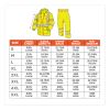 GloWear 8376K Lightweight HV Rain Suit, Medium, Lime, Ships in 1-3 Business Days6