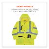 GloWear 8376K Lightweight HV Rain Suit, 2X-Large, Lime, Ships in 1-3 Business Days4