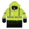 GloWear 8388 Class 3/2 Hi-Vis Thermal Jacket Kit, Medium, Lime, Ships in 1-3 Business Days4