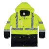 GloWear 8388 Class 3/2 Hi-Vis Thermal Jacket Kit, X-Large, Lime, Ships in 1-3 Business Days4