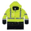 GloWear 8388 Class 3/2 Hi-Vis Thermal Jacket Kit, 4X-Large, Lime, Ships in 1-3 Business Days4
