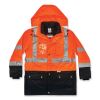 GloWear 8388 Class 3/2 Hi-Vis Thermal Jacket Kit, Small, Orange, Ships in 1-3 Business Days4