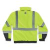 GloWear 8381 Class 3 Hi-Vis 4-in-1 Quilted Bomber Jacket, Lime, Large, Ships in 1-3 Business Days2