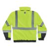 GloWear 8381 Class 3 Hi-Vis 4-in-1 Quilted Bomber Jacket, Lime, X-Large, Ships in 1-3 Business Days2