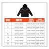 N-Ferno 6466 Thermal Jacket with 500D Nylon Shell, 4X-Large, Black, Ships in 1-3 Business Days6