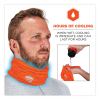 Chill-Its 6487 Cooling Performance Knit Multi-Band, Polyester/Spandex, One Size, Hi-Vis Orange, Ships in 1-3 Business Days4