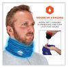 Chill-Its 6487 Cooling Performance Knit Multi-Band, Polyester/Spandex, One Size Fits Most, Blue, Ships in 1-3 Business Days4