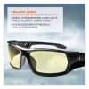 Skullerz Odin Safety Glasses, Black Nylon Impact Frame, Yellow Polycarbonate Lens, Ships in 1-3 Business Days3