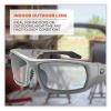 Skullerz Odin Safety Glasses, Matte Gray Nylon Impact Frame, Indoor/Outdoor Polycarbonate Lens, Ships in 1-3 Business Days3
