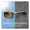 Skullerz Odin Safety Glasses, White Nylon Impact Frame, Smoke Polycarbonate Lens, Ships in 1-3 Business Days2