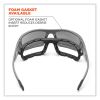 Skullerz Odin Safety Glasses, White Nylon Impact Frame, Smoke Polycarbonate Lens, Ships in 1-3 Business Days6