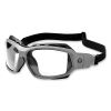 Skullerz Loki Safety Glasses/Goggles, Matte Gray Nylon Impact Frame, Clear Polycarbonate Lens, Ships in 1-3 Business Days2